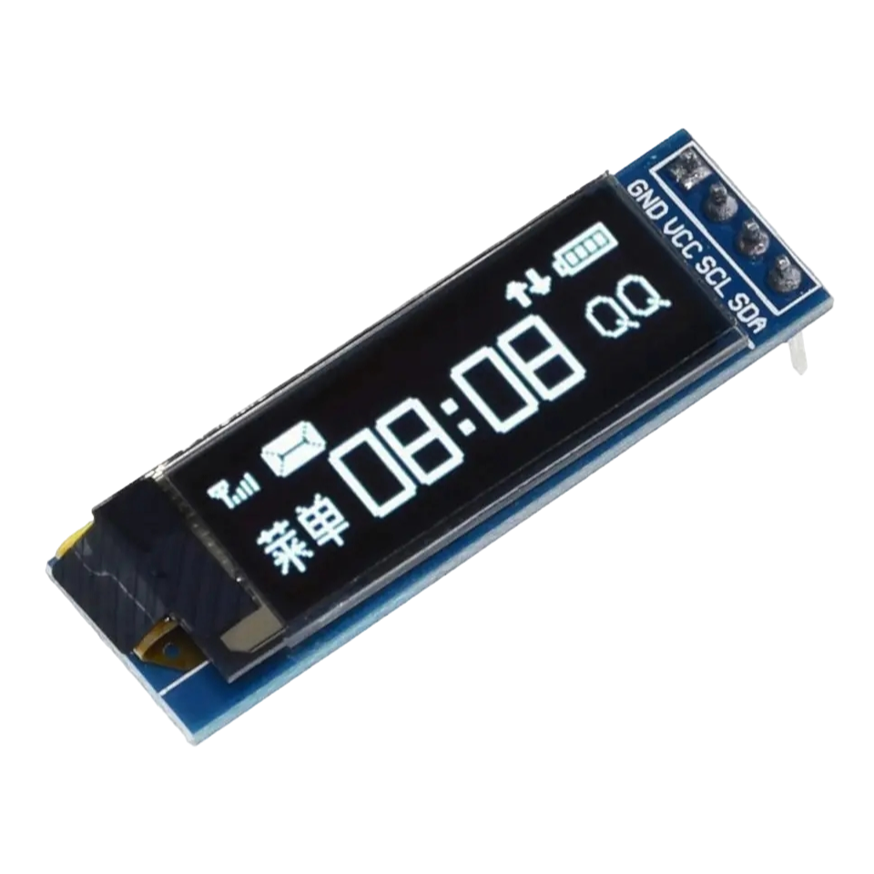 0.91" OLED 128x32 I2C Display SSD1306